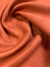 Load image into Gallery viewer, Designer Rusty Brown Faux Leather Suede Water &amp; Stain Resistant Upholstery Fabric STA 3297