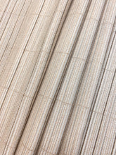 Load image into Gallery viewer, Designer Water &amp; Stain Resistant Beige Brown Stripe Indoor Outdoor Upholstery Fabric WHS 4107
