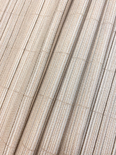 Designer Water & Stain Resistant Beige Brown Stripe Indoor Outdoor Upholstery Fabric WHS 4107