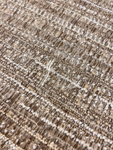 Load image into Gallery viewer, 1.5 Yard of Designer Water &amp; Stain Resistant Rustic Taupe Cream Coastal Upholstery Fabric WHS 4101