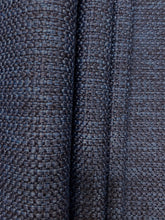 Load image into Gallery viewer, Reversible Polypropylene MCM Mid Century Modern Navy Blue Upholstery Fabric WHS 4115