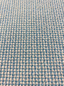 Sunbrella Heritage Water & Stain Resistant Aqua Blue Cream Tweed Upholstery Fabric WHS 3724