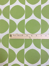 Load image into Gallery viewer, Sunbrella Allover Heath Art Deco Abstract Geometric Lime Green Beige Upholstery Drapery Fabric STA 3504