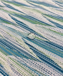 Schumacher Verdant Indoor Outdoor Aqua Blue Leaf Green Water & Stain Resistant Upholstery Fabric STA 3029