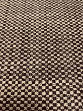 Load image into Gallery viewer, Designer Beige Black MCM Mid Century Modern Woven Tweed Upholstery Fabric WHS 3245