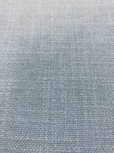 Load image into Gallery viewer, Designer Aqua Blue Cotton Linen Water &amp; Stain Resistant Upholstery Drapery Fabric WHS 3828