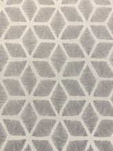 Load image into Gallery viewer, Kravet 34658 Grey Abstract Geometric Water &amp; Stain Resistant Upholstery Fabric WHS 3994