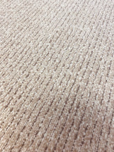 Load image into Gallery viewer, 1.8 Yard Designer Beige Taupe Cream Textured Chenille Water &amp; Stain Resistant Upholstery Fabric WHS 3319