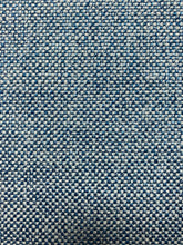 Load image into Gallery viewer, 1.5 Yard Designer Navy Blue Tweed MCM Mid Century Modern Water &amp; Stain Resistant Upholstery Fabric WHS 4114