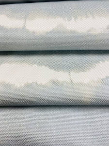 Kravet Baturi Mist Linen Blend Cream Grey Aqua Seafoam Upholstery Drapery Fabric STA 3286