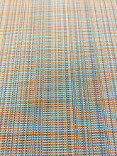 Load image into Gallery viewer, Water &amp; Stain Resistant Blue Orange Indoor Outdoor MCM Mid Century Modern Tweed Upholstery Fabric WHS 3679