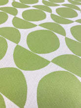 Load image into Gallery viewer, Sunbrella Allover Heath Art Deco Abstract Geometric Lime Green Beige Upholstery Drapery Fabric STA 3504