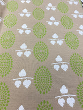 Load image into Gallery viewer, Link Hydrangea Antique Beige Spring Green White Outdoor Botanical Water Resistant Upholstery Drapery Fabric WHS 3034