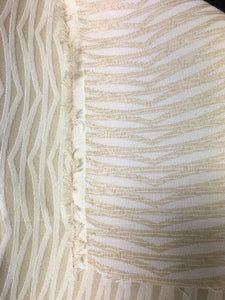 Beige Indoor Outdoor Geometric Neutral Upholstery Fabric | Apex Natural