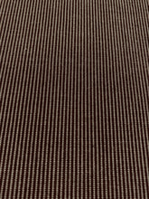 Load image into Gallery viewer, Sunbrella Canvas Charcoal Stripe Outdoor Water &amp; Stain Resistant Upholstery Drapery Fabric STA 3257