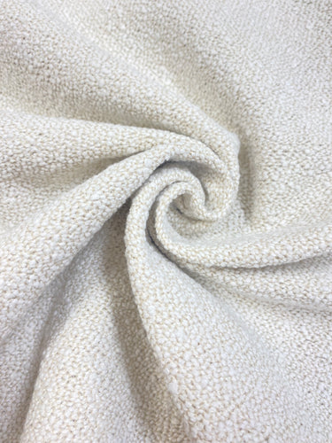 Designer Cream Boucle MCM Mid Century Modern Upholstery Fabric WHS 3706