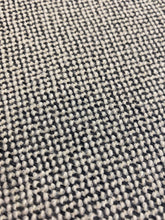 Load image into Gallery viewer, Designer Cream Black MCM Mid Century Modern Tweed Upholstery Fabric WHS 3778