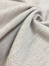 Load image into Gallery viewer, Designer Beige Cream Tweed MCM Mid Century Modern Upholstery Fabric WHS 3697