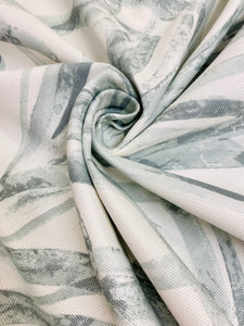 1.7 Yard P Kaufmann Grassland Willow Seafoam Green Cream Indoor Outdoor Water & Stain Resistant Tropical Upholstery Drapery Fabric WHS 3447