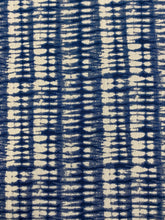 Load image into Gallery viewer, Pindler and Pindler Atlantic Stillwater Navy Blue Cream Abstract Water &amp; Stain Resistant Upholstery Fabric WHS 3953
