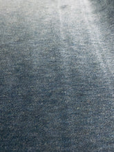 Load image into Gallery viewer, Designer Cotton Denim Blue Velvet Water &amp; Stain Resistant Upholstery Fabric STA 3222