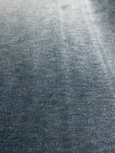 Designer Cotton Denim Blue Velvet Water & Stain Resistant Upholstery Fabric STA 3222