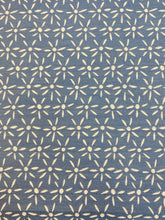 Load image into Gallery viewer, Pindler &amp; Pindler Newport Blueberry Outdoor Geometric French Blue White Abstract Water Resistant Upholstery Fabric WHS 3409