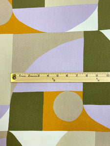 Serena Dugan Condesa Hyacinth Pumice Lilac Mustard Green Beige Water Resistant Abstract Geometric Upholstery Fabric WHS 3495