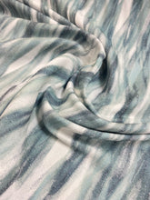 Load image into Gallery viewer, Romo Neema Smoke Blue Teal Seafoam Green Abstract Upholstery Drapery Fabric STA 3572