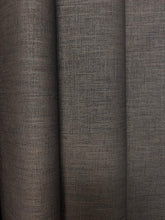 Load image into Gallery viewer, Designer Espresso Brown MCM Mid Century Modern Tweed Faux Leather Vinyl Upholstery Fabric WHS 4149