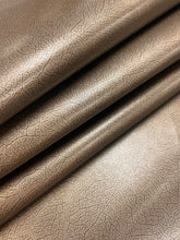 Load image into Gallery viewer, Designer Heavy Duty Commercial Bronze Textured Faux Leather Upholstery Vinyl WHS 3757