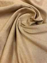 Load image into Gallery viewer, Designer Water &amp; Stain Resistant Mustard Brown Speckled MCM Mid Century Modern Upholstery Drapery Fabric WHS 3717