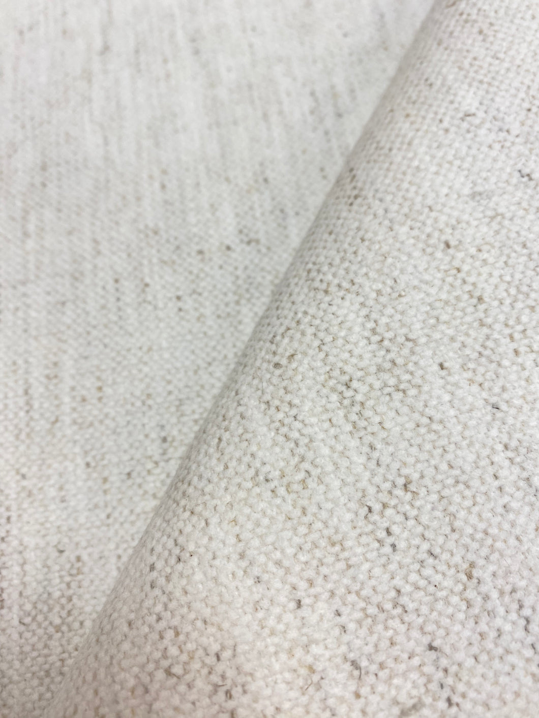 Designer Taupe Cream Speckled Crypton Chenille Upholstery Fabric WHS