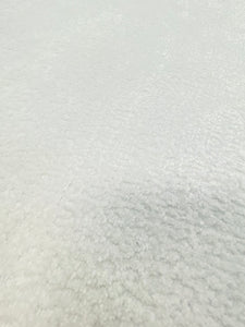 Designer Water & Stain Resistant White Chenille Boucle Upholstery Fabric WHS 3099