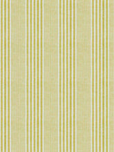 Load image into Gallery viewer, Linen Cotton Chartreuse Green Cream Nautical Stripe Upholstery Drapery Fabric FB