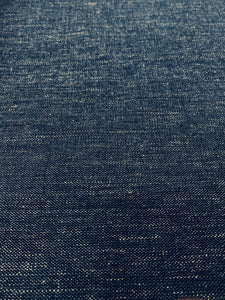 Navy Blue Chenille Water & Stain Resistant Upholstery Fabric STA 3066