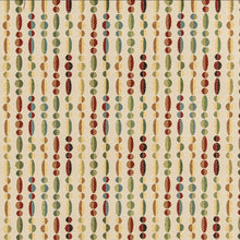 Load image into Gallery viewer, Heavy Duty Teal Red Yellow Mustard Green Abstract Geometric Upholstery Fabric CF