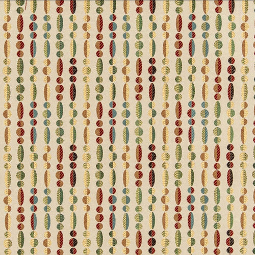 Heavy Duty Teal Red Yellow Mustard Green Abstract Geometric Upholstery Fabric CF