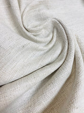 Load image into Gallery viewer, Crypton Water &amp; Stain Resistant MCM Mid Century Modern Chenille Beige Cream Upholstery Fabric WHS 4034