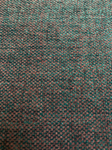 Designer Teal Magenta MCM Mid Century Modern Chenille Upholstery Fabric WHS 3848