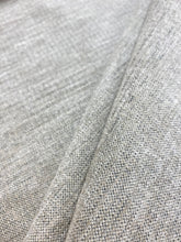 Load image into Gallery viewer, Designer Water &amp; Stain Resistant Beige Nubby MCM Mid Century Modern Chenille Upholstery Fabric WHS 3880