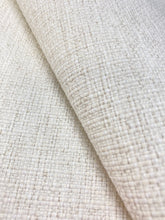 Load image into Gallery viewer, Designer Crypton Textured Cream MCM Mid Century Modern Tweed Upholstery Fabric STA 3591