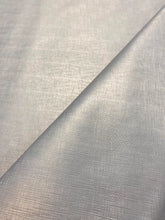 Load image into Gallery viewer, Designer Blue Linen Faux Leather MCM Mid Century Modern Pearlescent Upholstery Vinyl WHS 3859