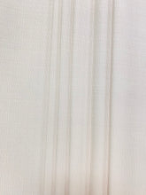 Load image into Gallery viewer, Designer Off White Indoor Outdoor Water &amp; Stain Resistant Sunbrella Canvas Upholstery Drapery Fabric WHS 3861