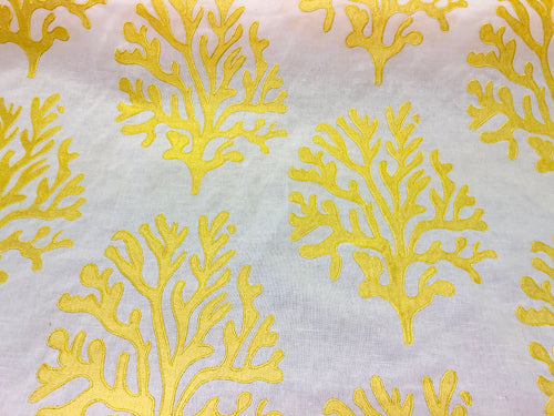 Lilly Pulitzer Lee Jofa Seafan Fabric / Dandelion