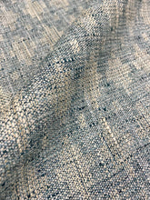 Load image into Gallery viewer, Pindler &amp; Pindler Plano Juniper Denim Blue Beige Geometric Upholstery Drapery Fabric STA 3570