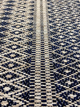 Load image into Gallery viewer, Milazzo 85 Indoor Outdoor Woven Tribal Geometric Beige Taupe Charcoal Black Water &amp; Stain Resistant Upholstery Fabric STA 3074