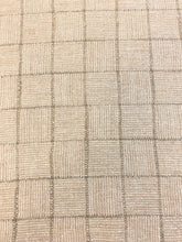 Load image into Gallery viewer, Mark Alexander Crosshatch Check Natural Linen Wool Beige Cream Upholstery Fabric STA 3730