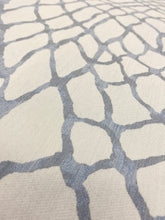 Load image into Gallery viewer, Designer Grey Cream Abstract Indoor Outdoor Water &amp; Stain Resistant Upholstery Fabric WHS 3628