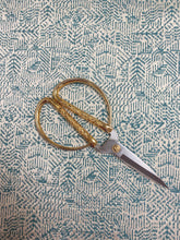 Load image into Gallery viewer, 1.5 Yard of Pollack Fine China Jade Abstract Teal Green Beige Upholstery Fabric WHS 4075
